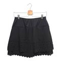 Lucky In Love Women’s Laser Bloom Tier Golf Skort Small Black NWT