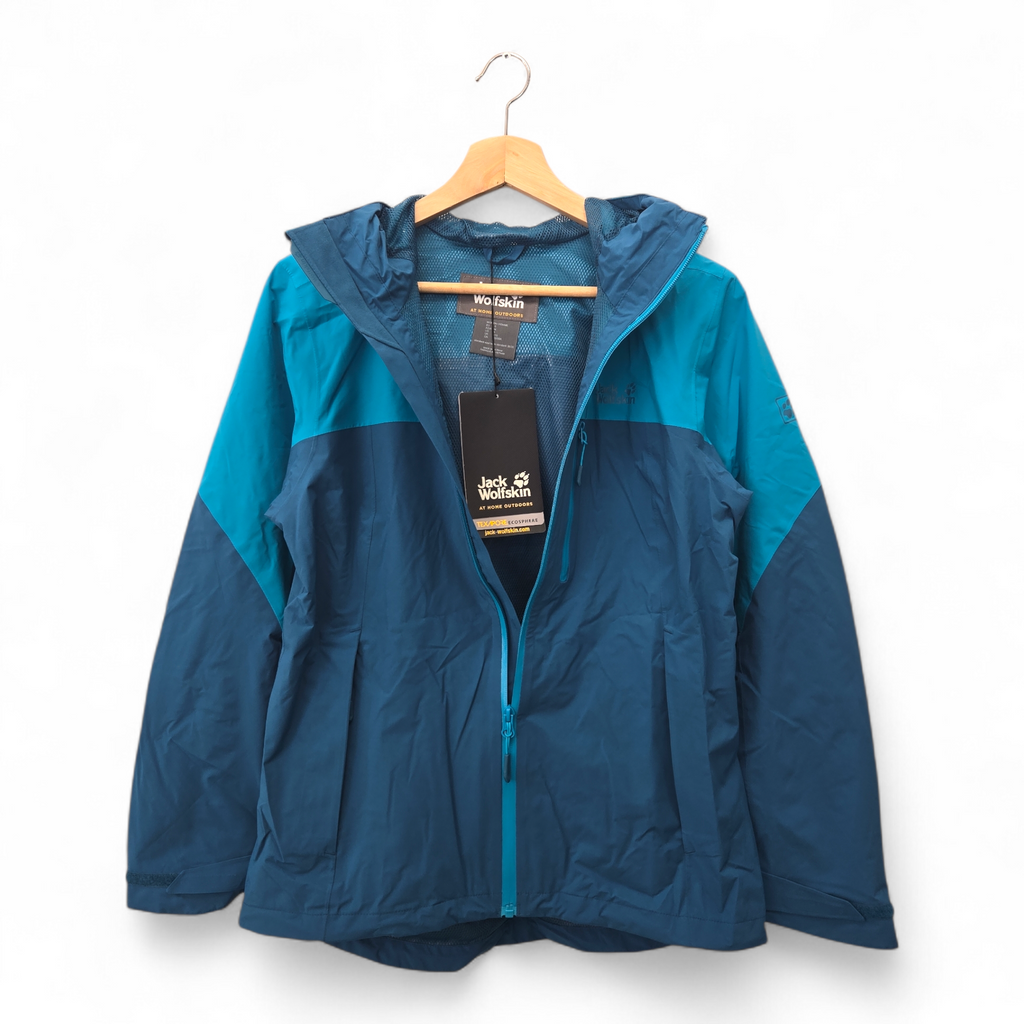 Jack Wolfskin Women’s Go Hike Outerwear Jacket Small Blue Performance NWT