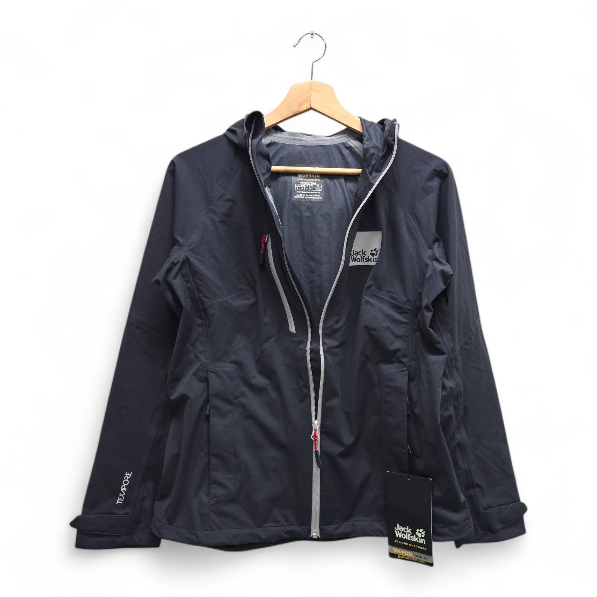 Jack Wolfskin Women’s Eagle Peak 3L Jacket Small Gray NWT