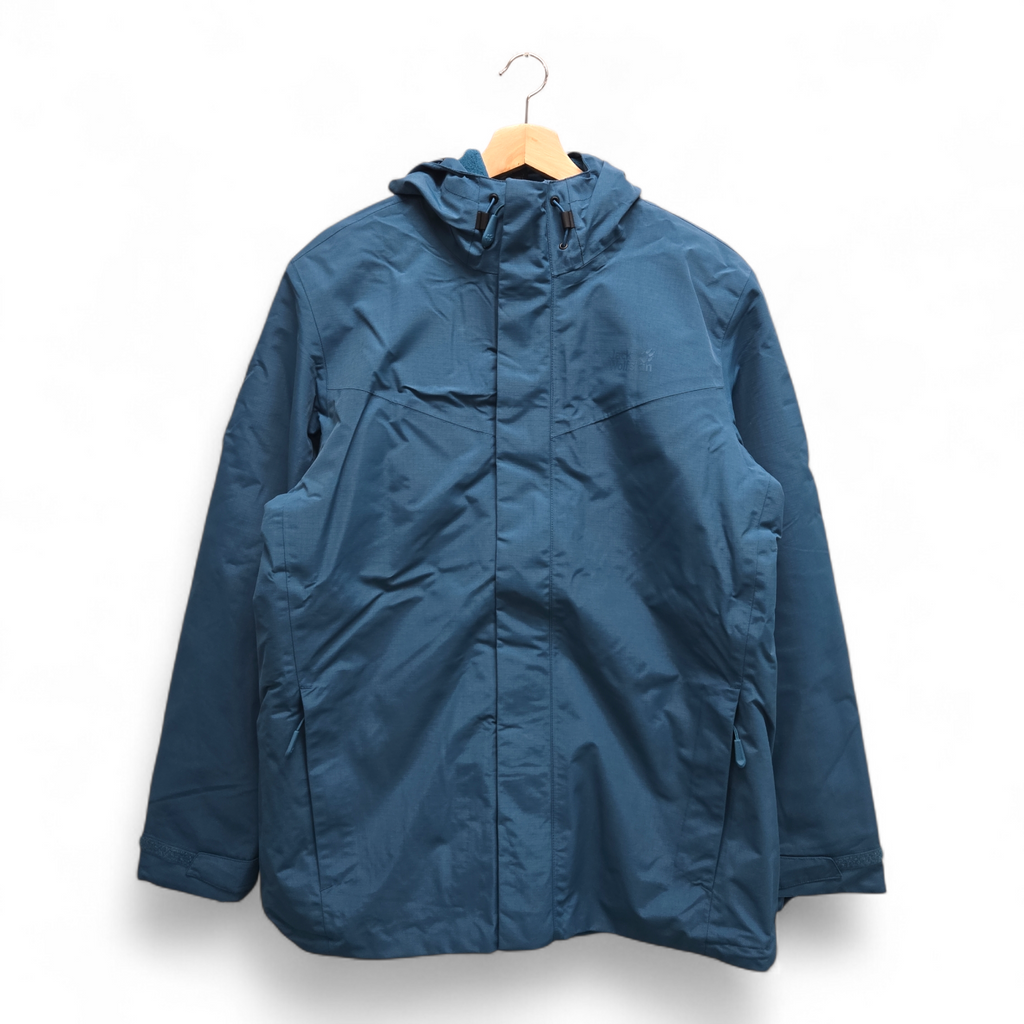 Jack Wolfskin Men’s Altenberg 3-in-1 Winter Jacket Medium Blue NWT