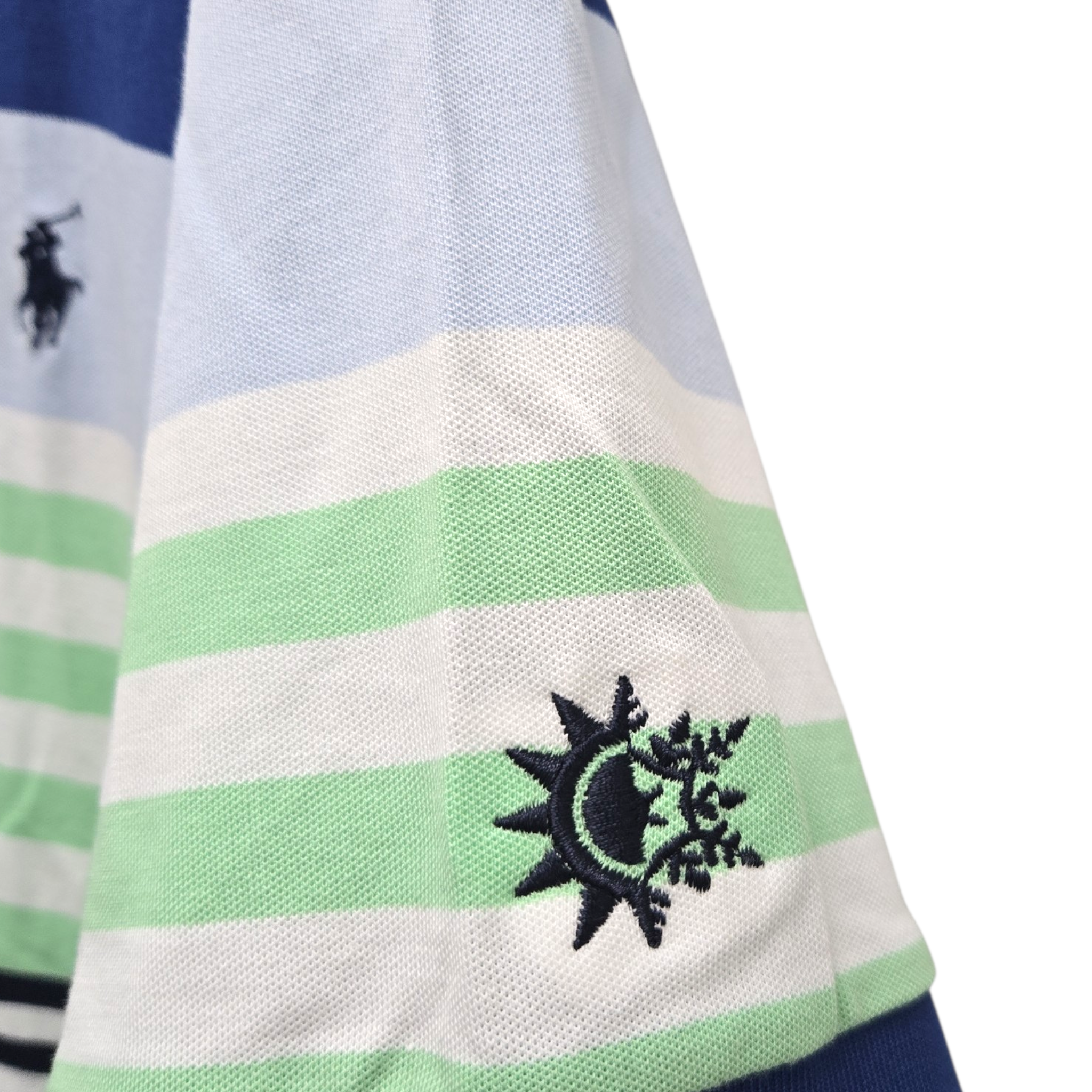 Ralph Lauren RLX Men’s Striped Tailored Fit Golf Polo Shirt Large Multicolor NWT