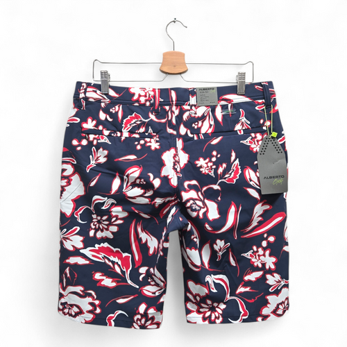Alberto Men's Earine Floral Regular Fit Golf Shorts Size 34 Multicolor NWT