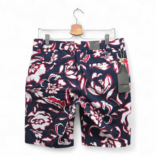 Alberto Men's Earine Floral Regular Fit Golf Shorts Size 33 Multicolor NWT