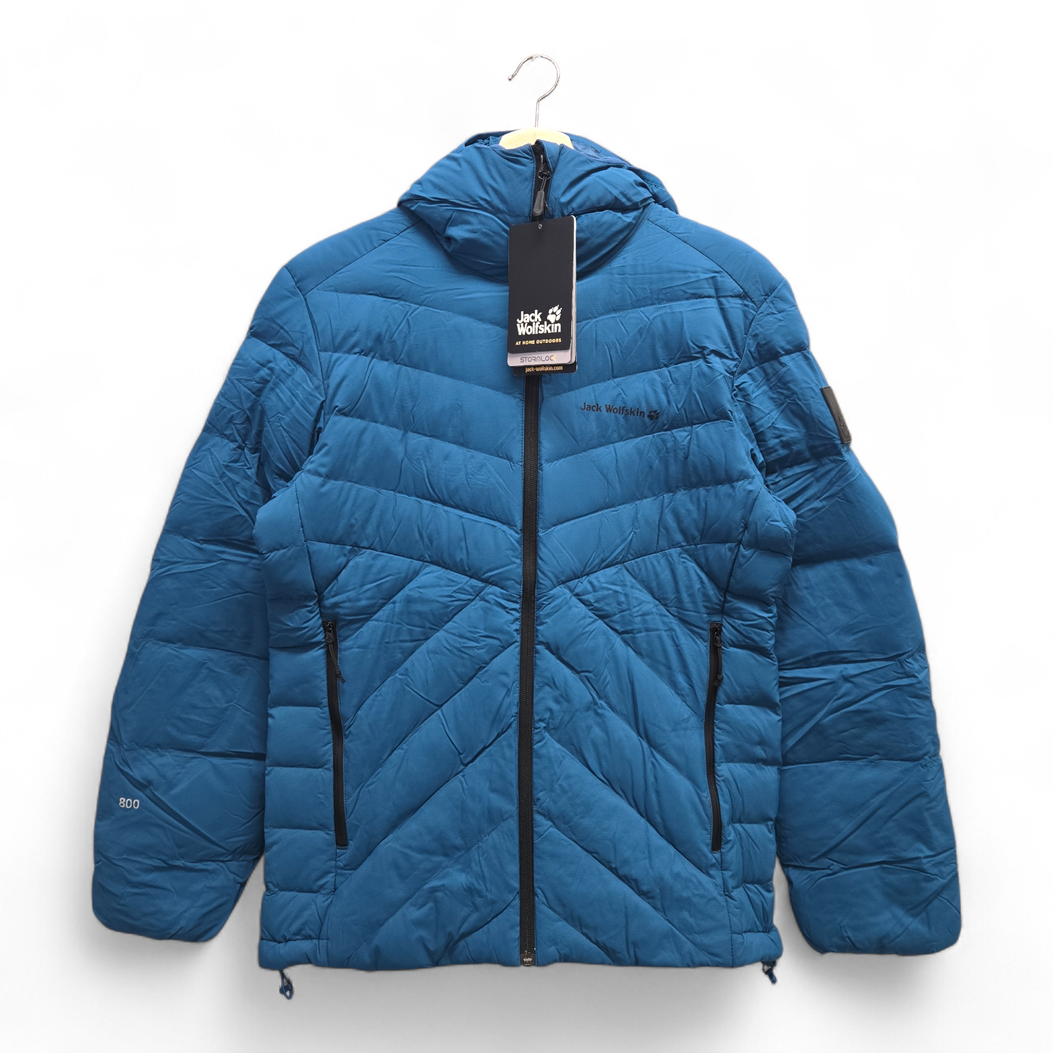 Jack Wolfskin Men’s Athletic Down Jacket Medium Blue NWT