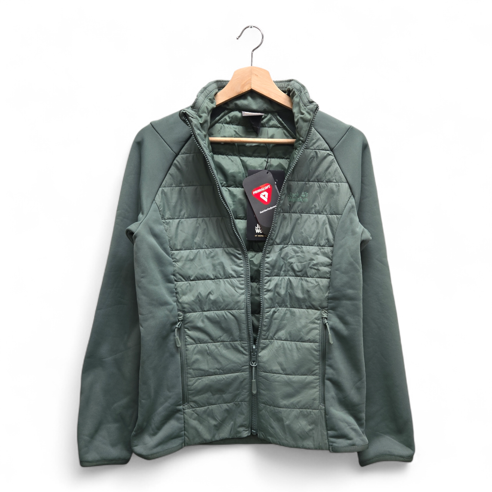 Jack Wolfskin Women’s Argon Synthetic Hybrid Jacket Small Green NWT