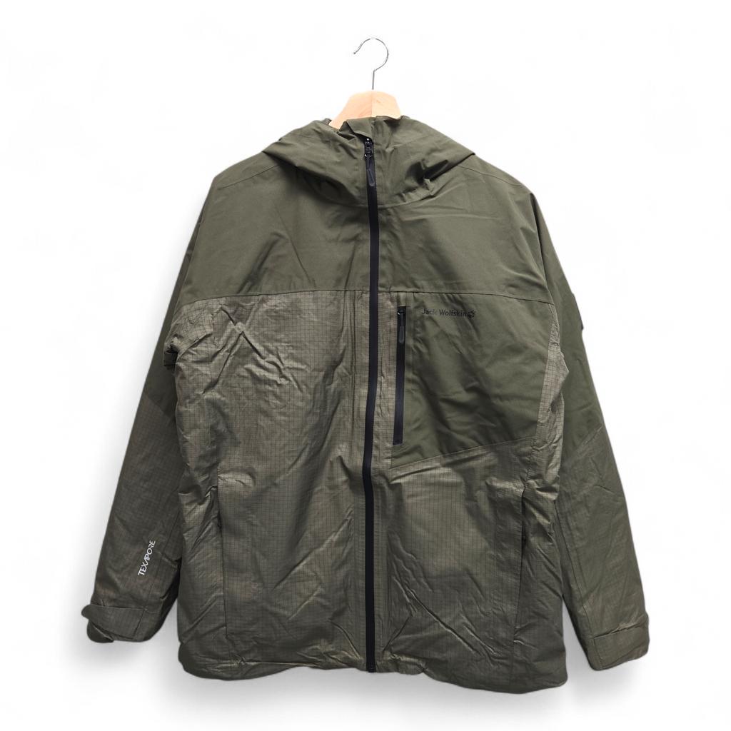 Jack Wolfskin Men's Athletic 5-in-1 Winter Jacket Medium Green NWT