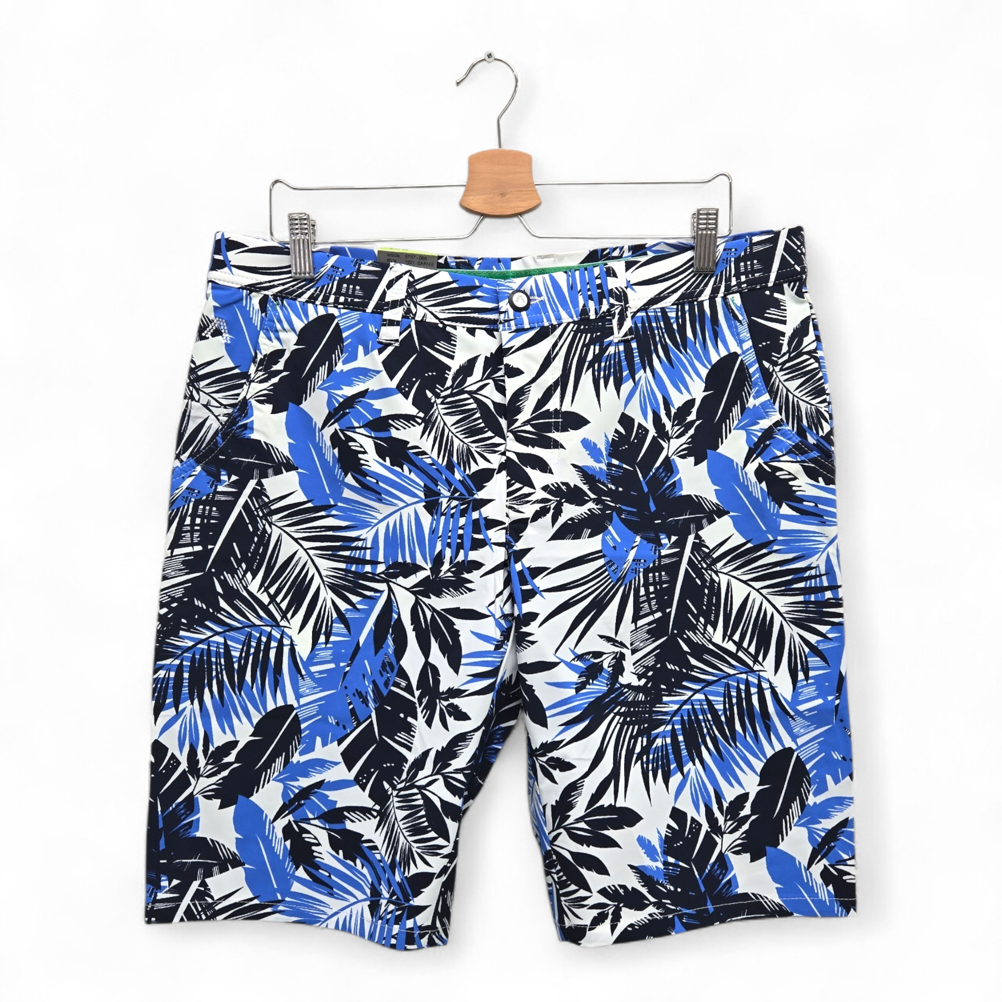 Alberto Men's Earine Revolutional Regular Fit Golf Shorts Size 36 Multicolor NWT