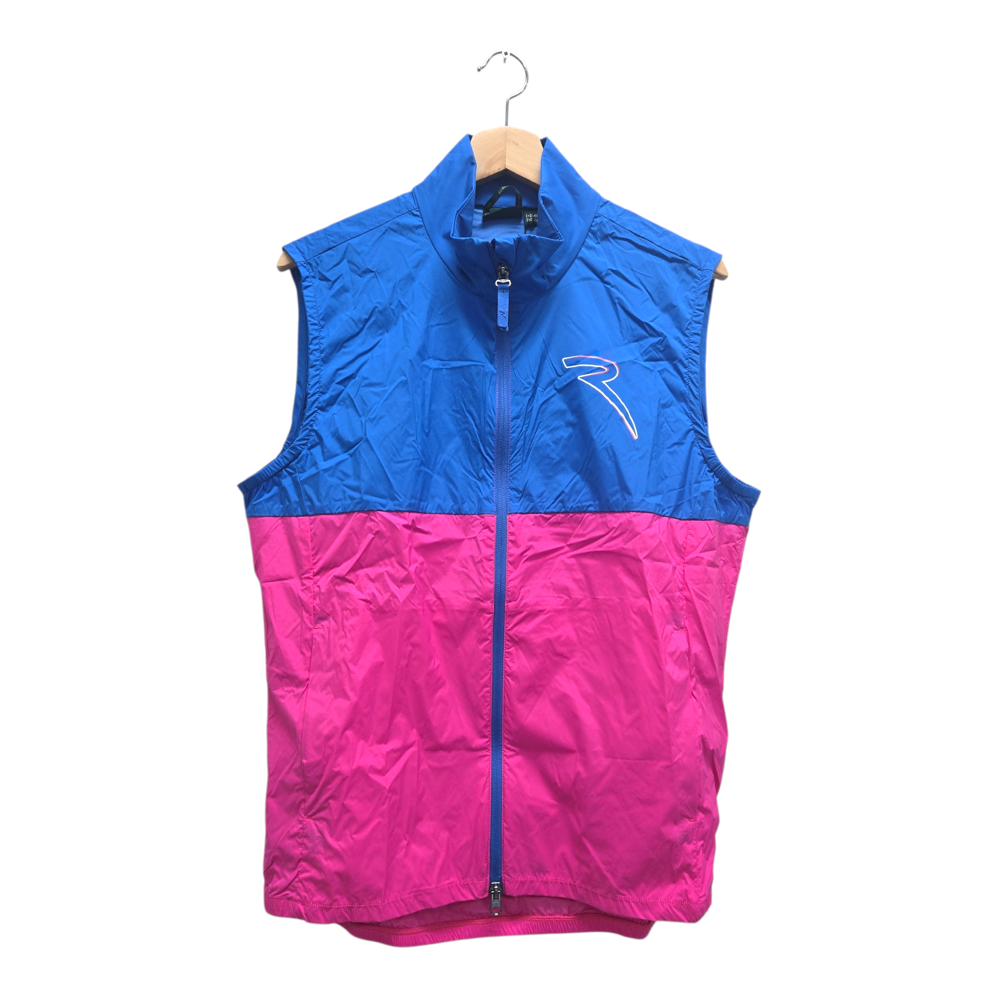 Chervo Men’s Excellent Color-block Wind Golf Vest Small Multicolor NWT