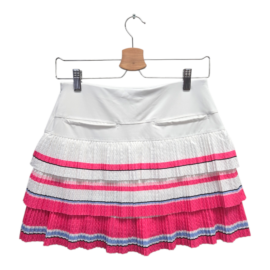 Lucky In Love Women’s Tournament Pleated Golf Skort Small Multicolor NWT