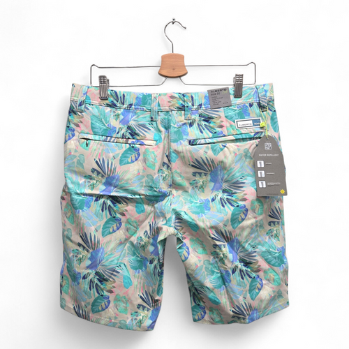 Alberto Men's Earine Jungle Print Regular Fit Golf Shorts Size 34 Multicolor NWT