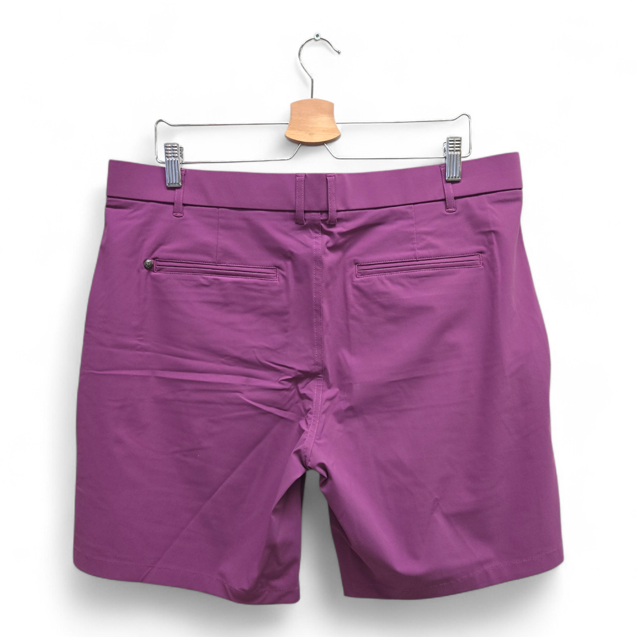 Greyson Men's Montauk Performance Solid Golf Shorts Size 36 Purple NWT