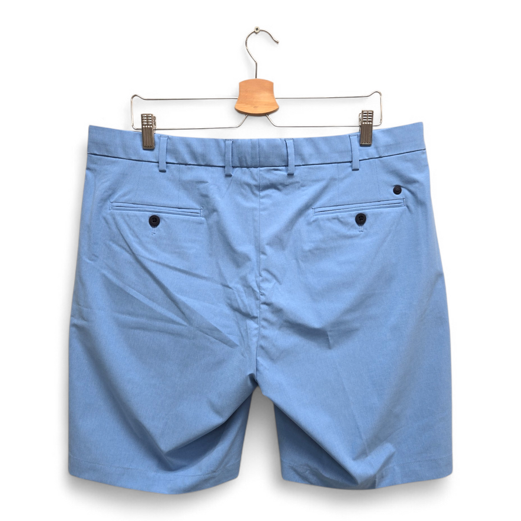 Peter Millar Men's Surge Tailored Fit Solid Golf Shorts Size 38 Blue NWT