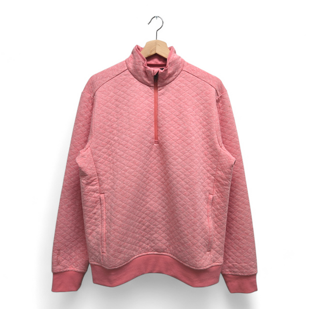 Ralph Lauren RLX Men’s Golf Concept 2 Golf Pullover Medium Pink Performance NWT