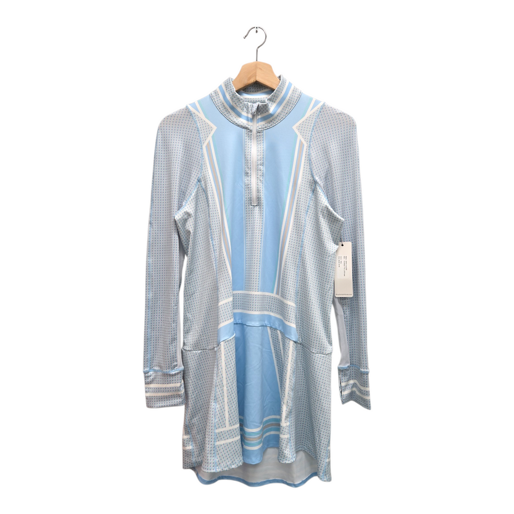 Lucky In Love Women’s Venitian Tile Long Sleeve Golf Dress Small Multicolor NWT