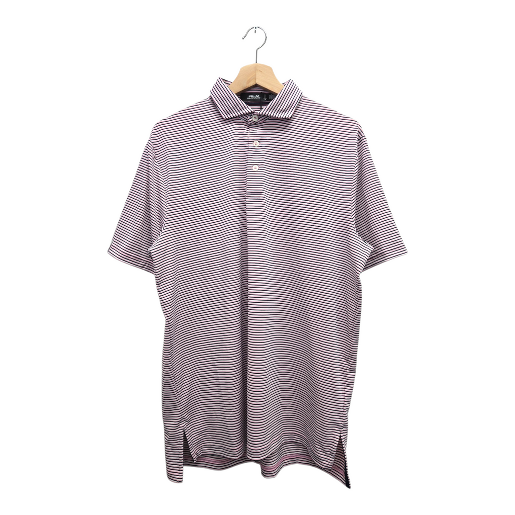 Ralph Lauren RLX Men’s Striped Golf Polo Shirt Medium Multicolor NWT