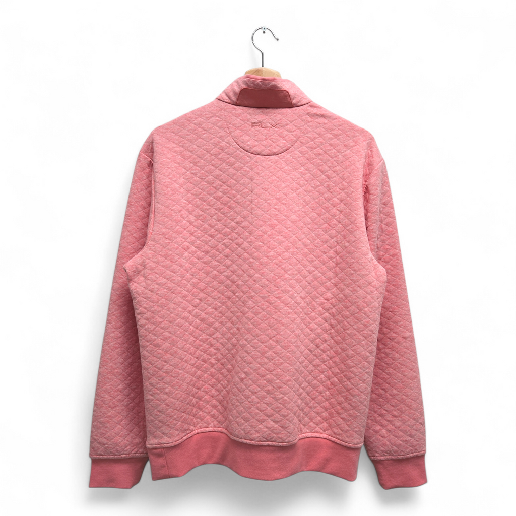 Ralph Lauren RLX Men’s Golf Concept 2 Golf Pullover Medium Pink Performance NWT