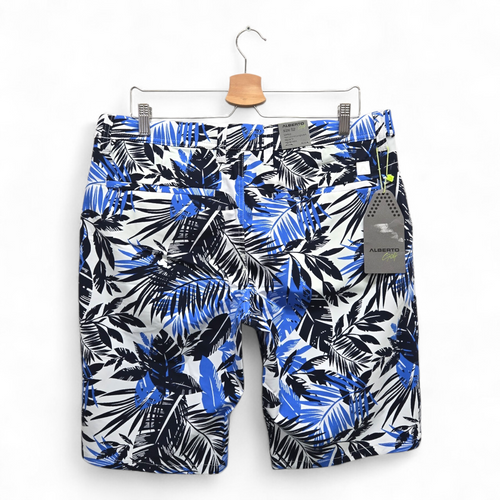 Alberto Men's Earine Revolutional Regular Fit Golf Shorts Size 36 Multicolor NWT