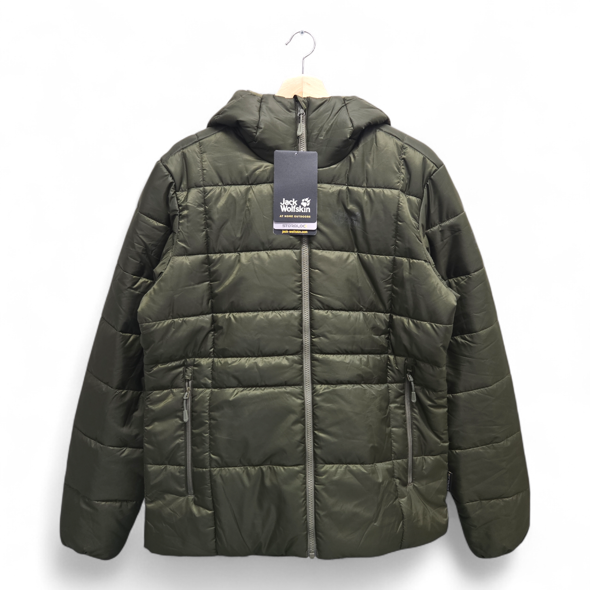 Jack Wolfskin Men’s Argon Thermic Jacket Medium Green NWT