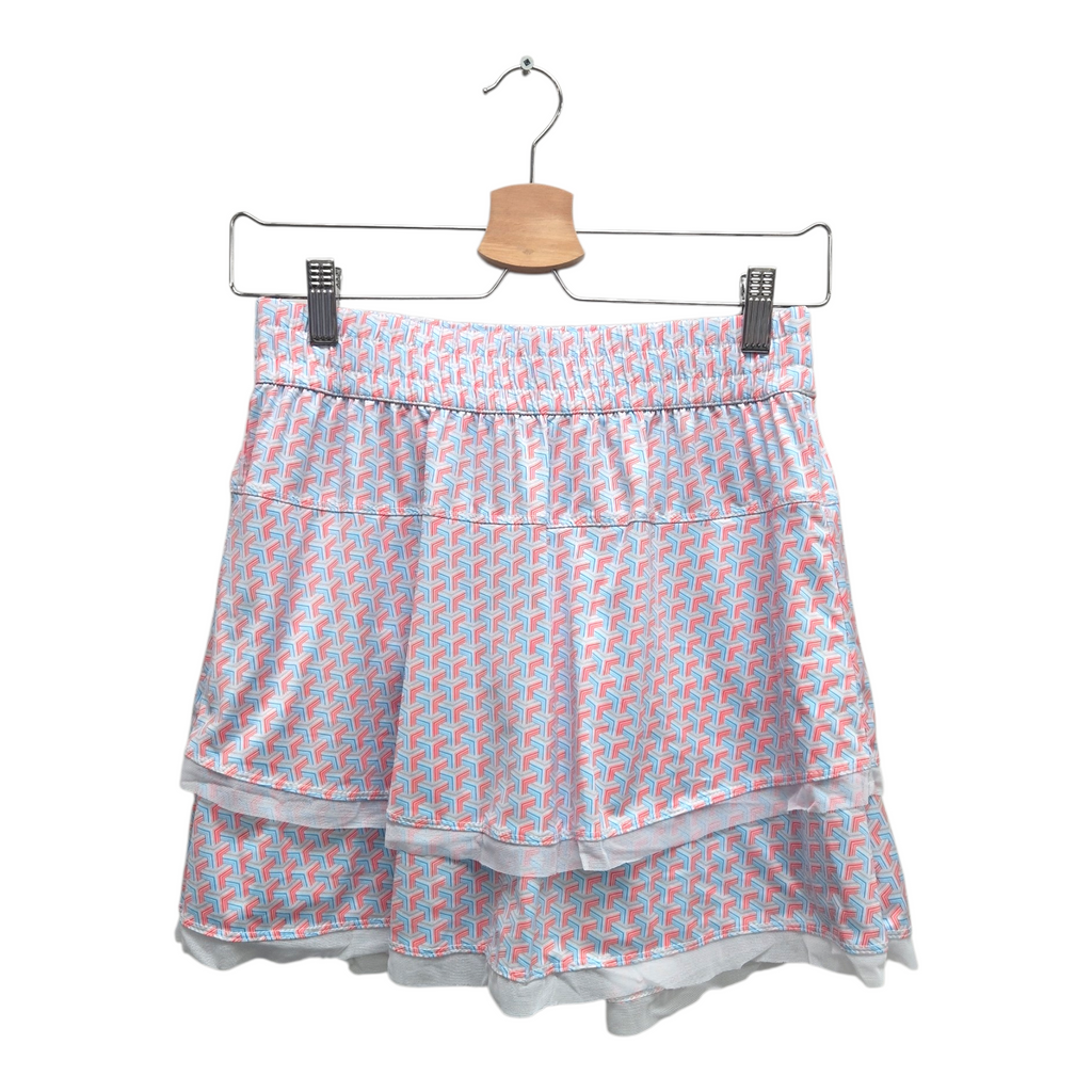 Lucky In Love Women’s High Waist Wild Groovy Golf Skort Small Multicolor NWT
