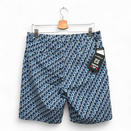 Chervo Men's Bermuda Globe 171E Golf Shorts Size 34 Multicolor NWT