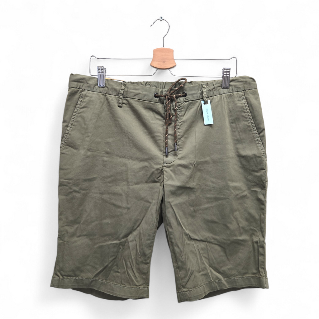 Alberto Men's Jump-K Slim Fit Solid Golf Shorts Size 36 Green NWT
