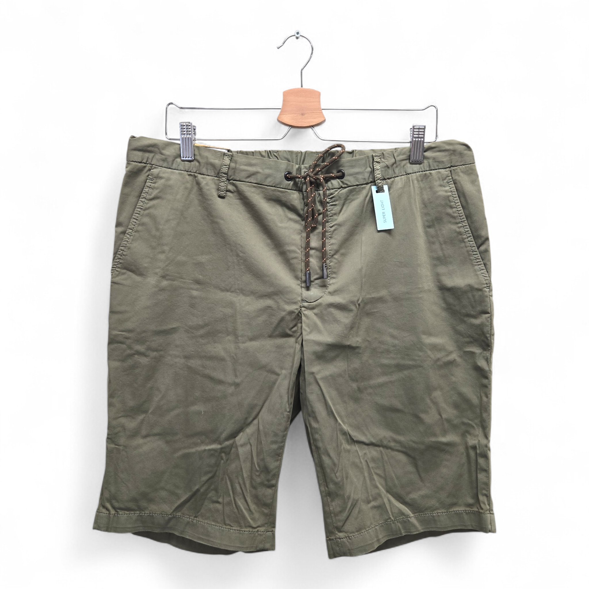 Alberto Men's Jump-K Slim Fit Solid Golf Shorts Size 36 Green NWT