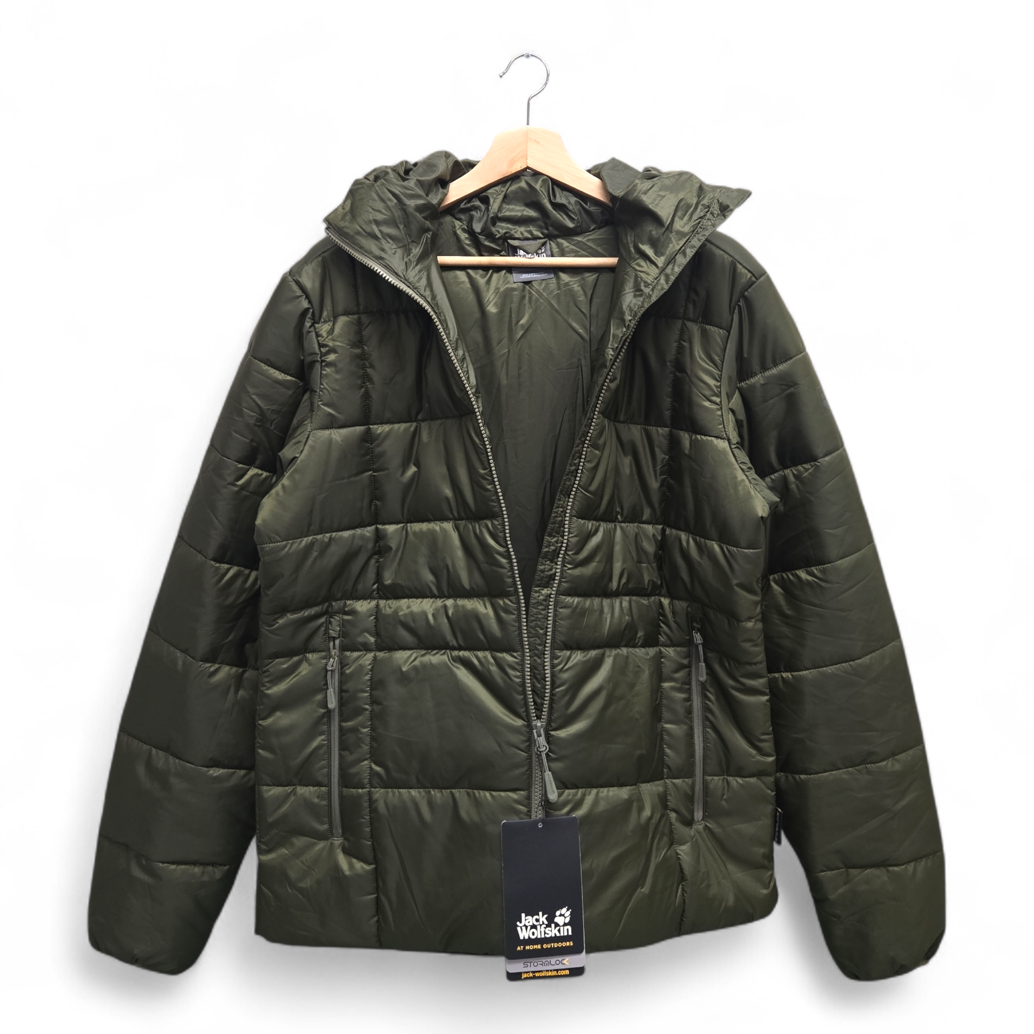 Jack Wolfskin Men’s Argon Thermic Jacket Medium Green NWT