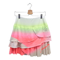 Lucky In Love Women’s Sunset Spin Pleated Golf Skort Small Multicolor NWT