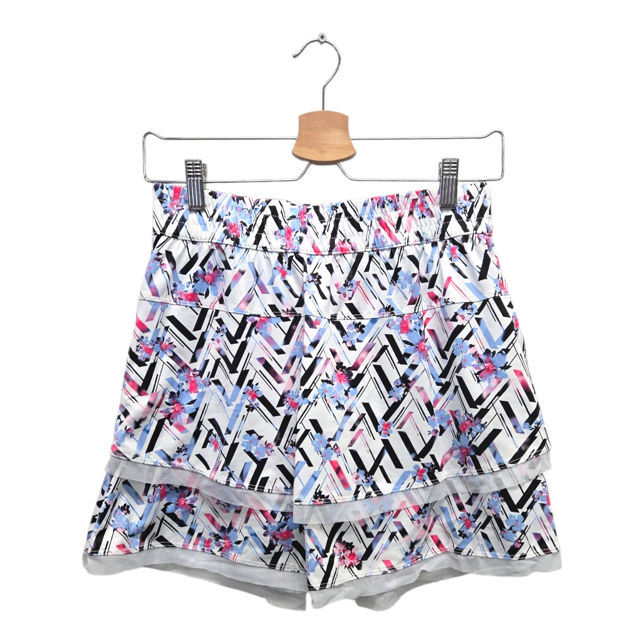 Lucky In Love Women’s High Waist Wild Bloom Golf Skort Small Multicolor NWT