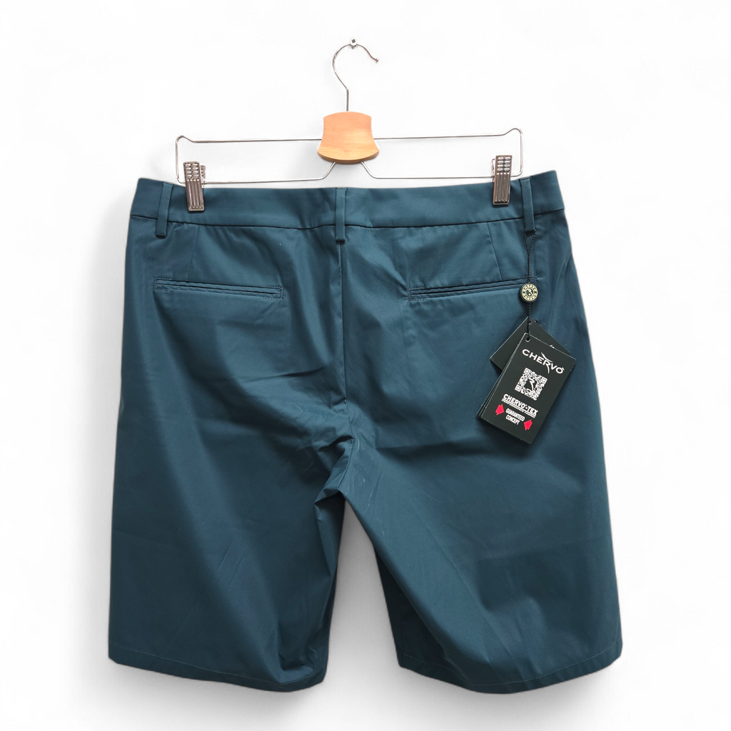 Chervo Men's Bermuda Garcia 100 Solid Golf Shorts Size 36 Green NWT