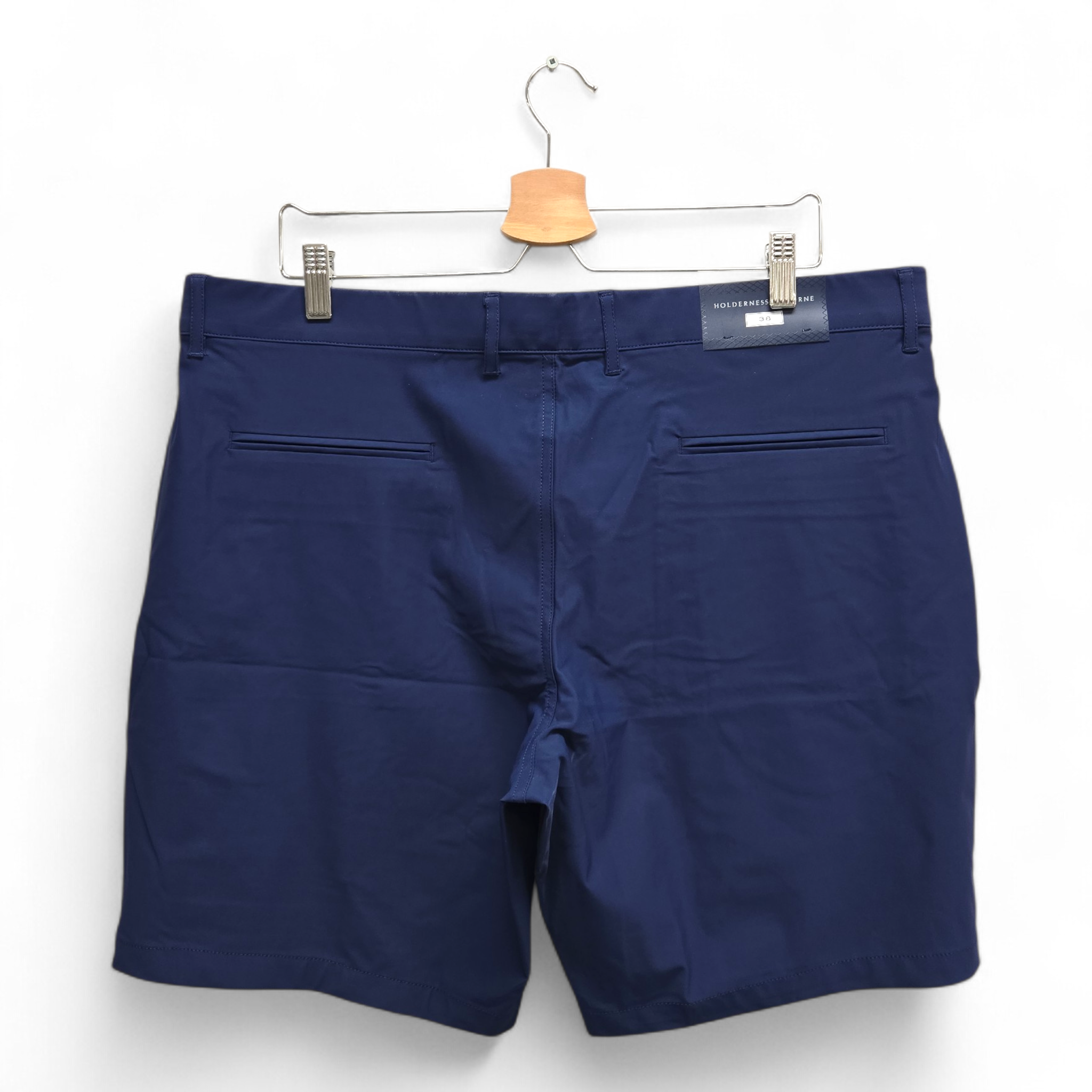 Holderness & Bourne Men's Solid Golf Shorts Size 38 Navy NWT
