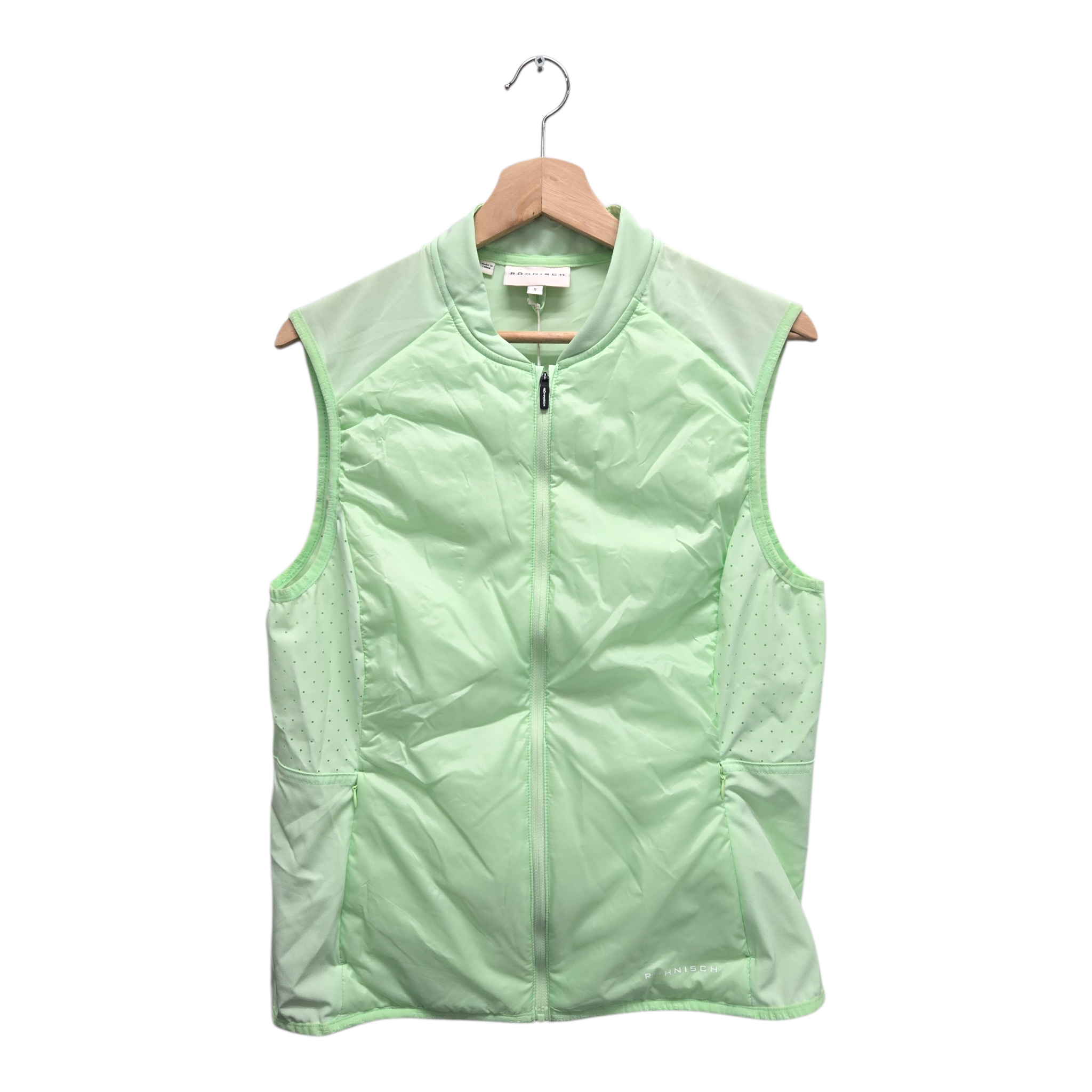 Rohnisch Women’s Pace Solid Golf Vest Small Green NWT