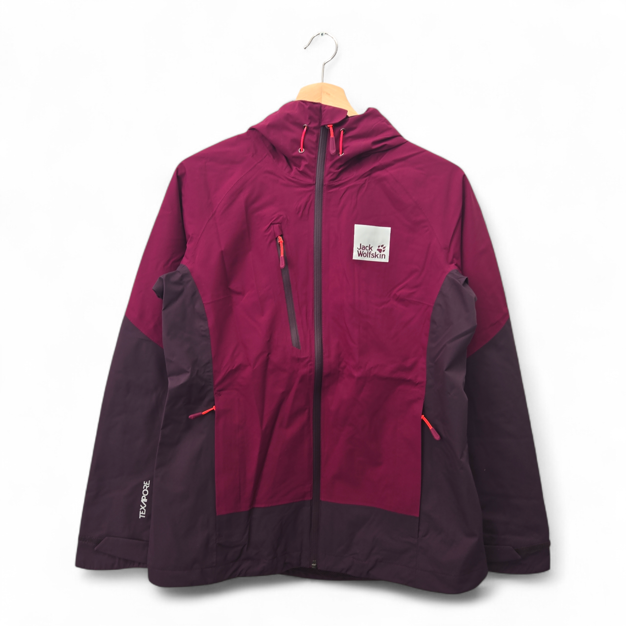 Jack Wolfskin Women’s Eagle Peak 2-Layer Outerwear Rain Jacket Small Purple NWT