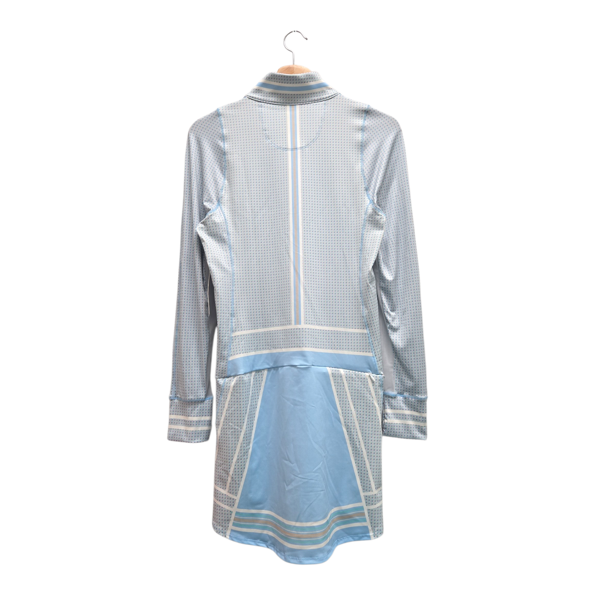 Lucky In Love Women’s Venitian Tile Long Sleeve Golf Dress Small Multicolor NWT