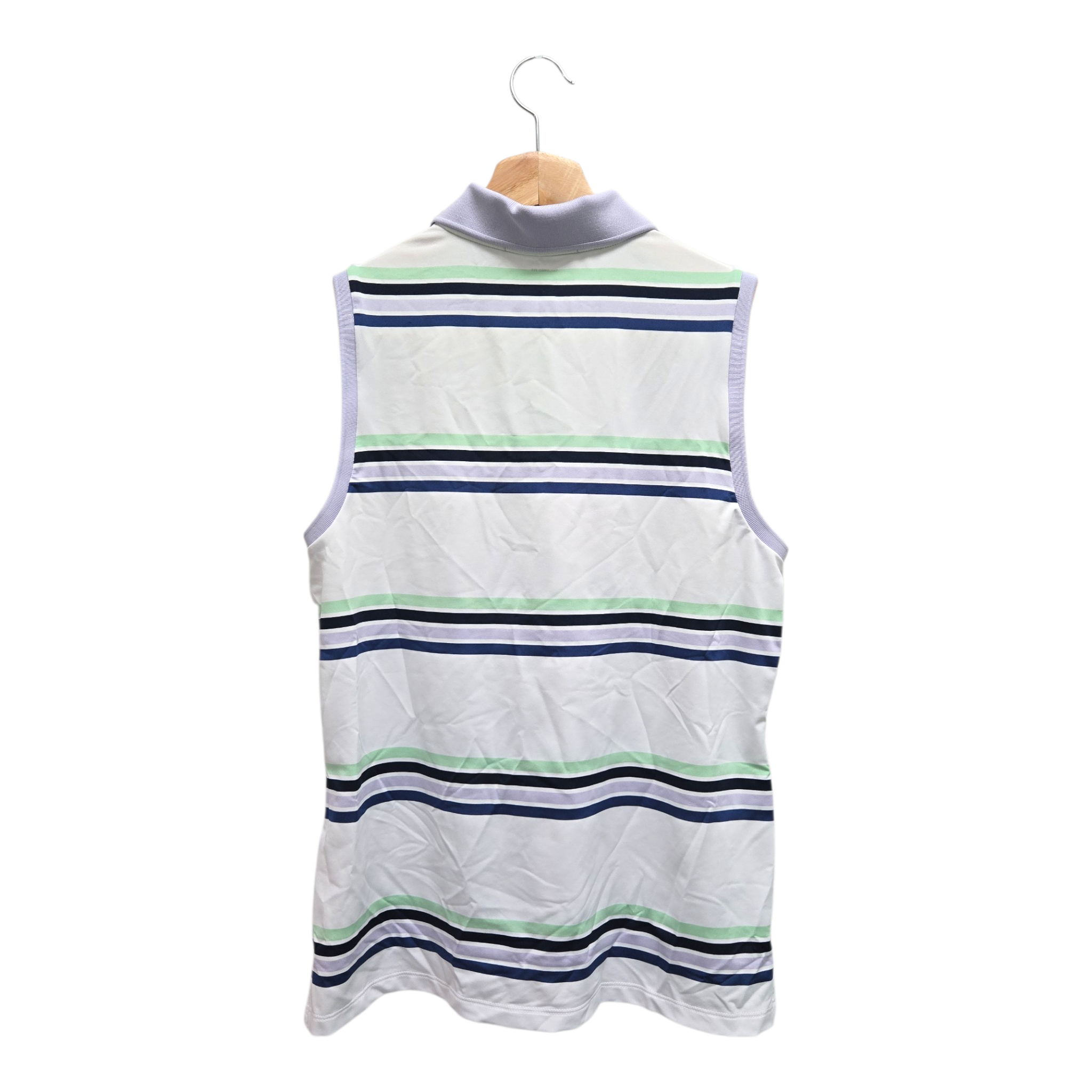 Ralph Lauren RLX Women’s Striped Sleeveless Golf Shirt Medium Multicolor NWT
