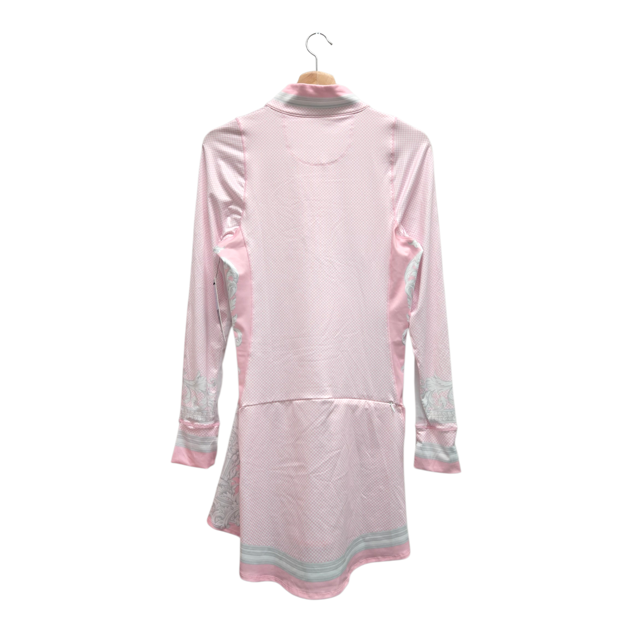 Lucky In Love Women’s Peony Piazza Long Sleeve Golf Dress Small Multicolor NWT