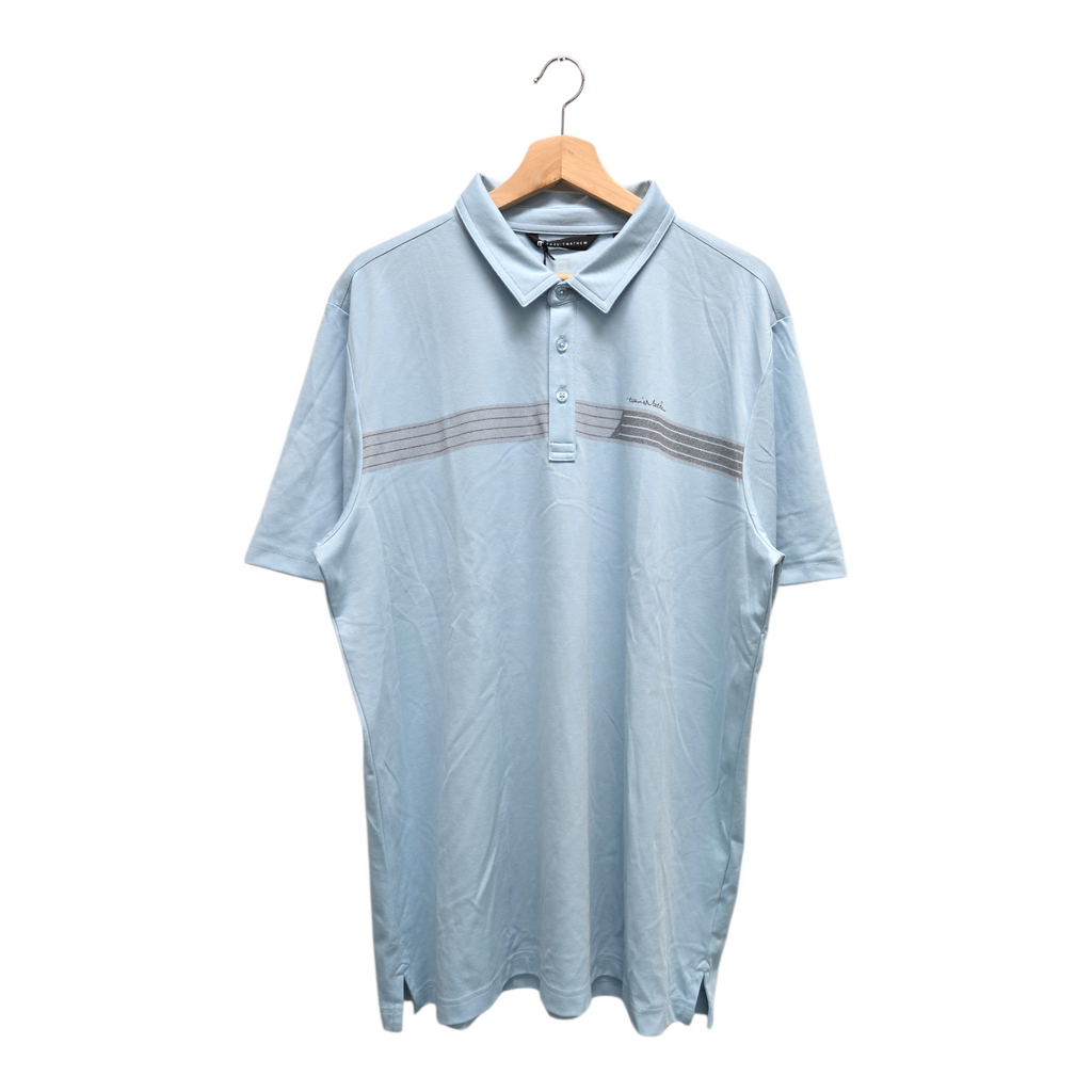 Travis Mathew Men’s Kalama Cove Striped Golf Polo Shirt 2XL Multicolor NWT