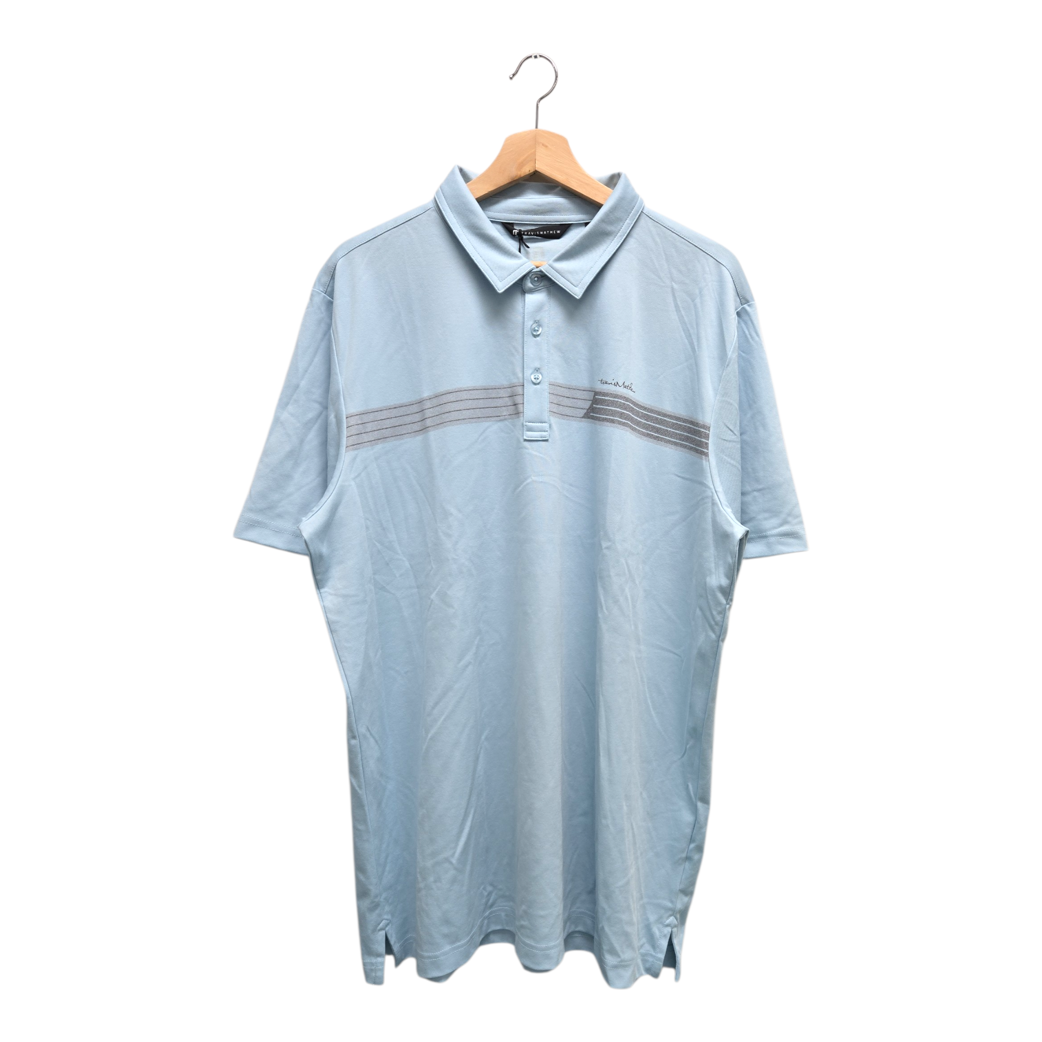 Travis Mathew Men’s Kalama Cove Striped Golf Polo Shirt 2XL Multicolor NWT