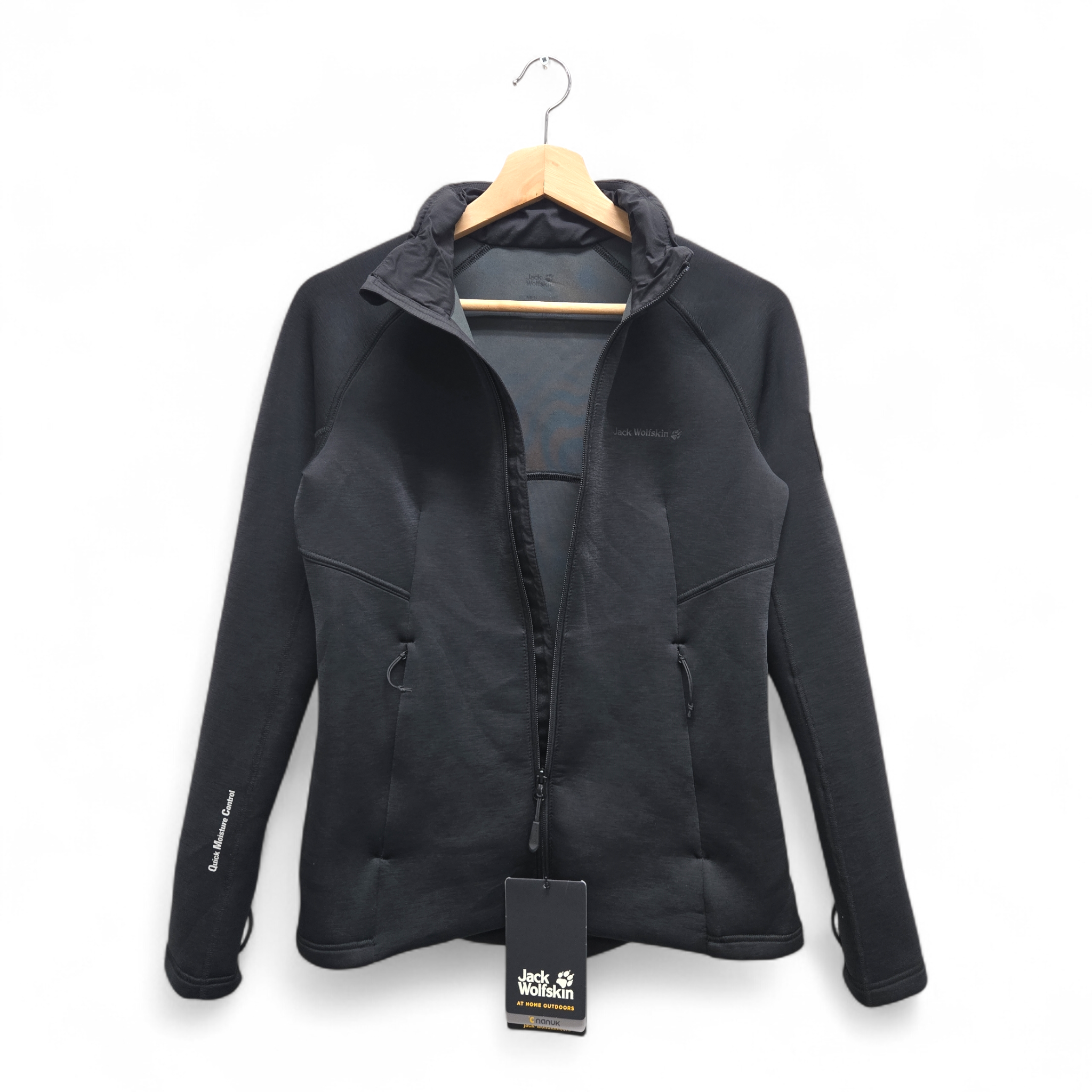 Jack Wolfskin Women’s Tasman Stormlock Jacket Small Black NWT