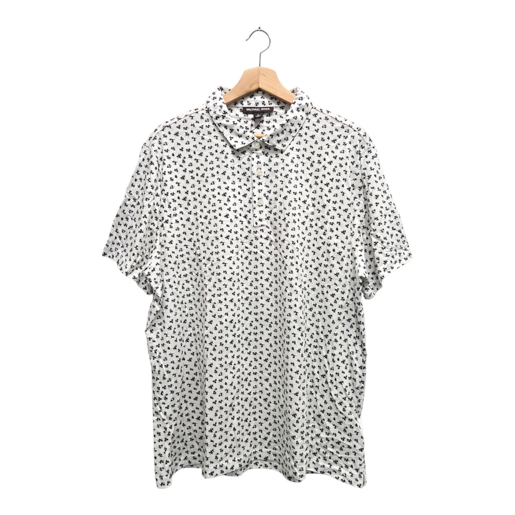 Michael Kors Men’s Field Printed Golf Polo Shirt XL Multicolor NWT