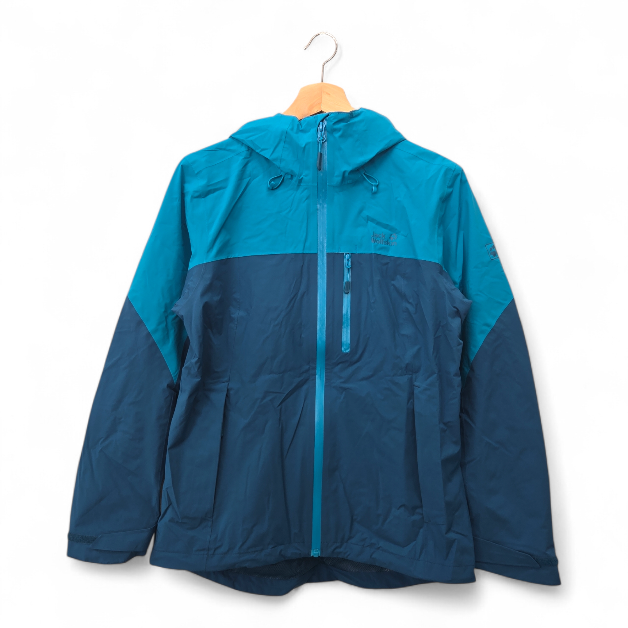 Jack Wolfskin Women’s Go Hike Outerwear Jacket Small Blue Performance NWT