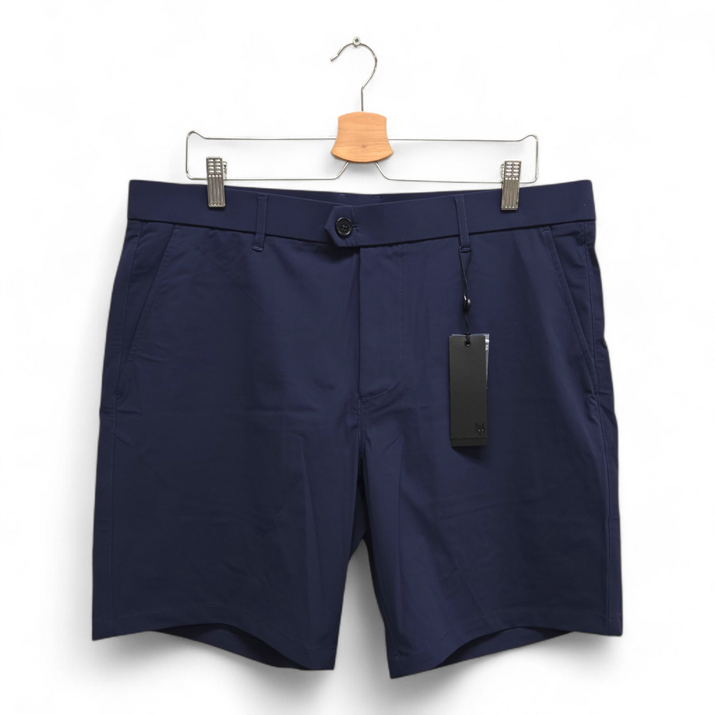 Greyson Men's Montauk Performance Solid Golf Shorts Size 36 Navy NWT